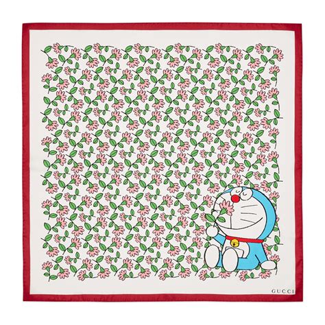 doraemon x gucci silk scarf|buy Gucci X Doraemon.